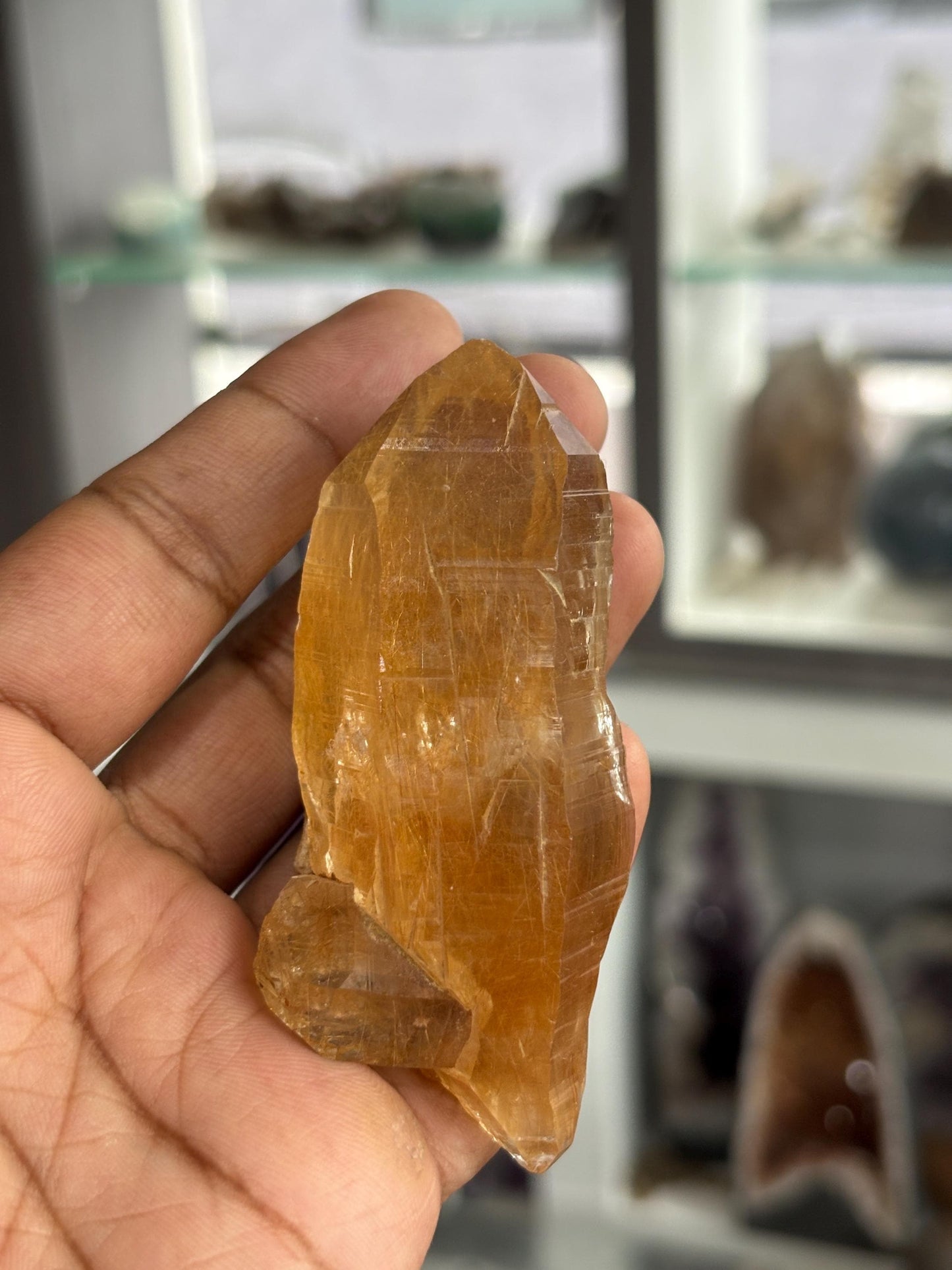 Natural Golden Rutilated Quartz – Raw Crystal for Jewelry, Healing, and Décor