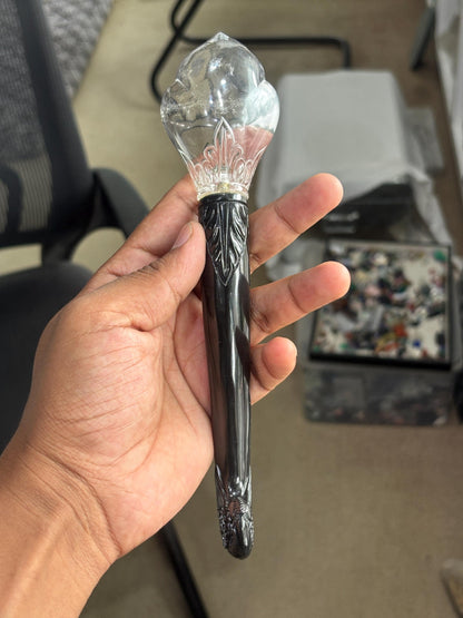 Mughal Artifact-Inspired Handcarved Spoon | Rock Crystal & Black Jade Stone | Unique Carved Spoon | Historical Decor | Collector Gift